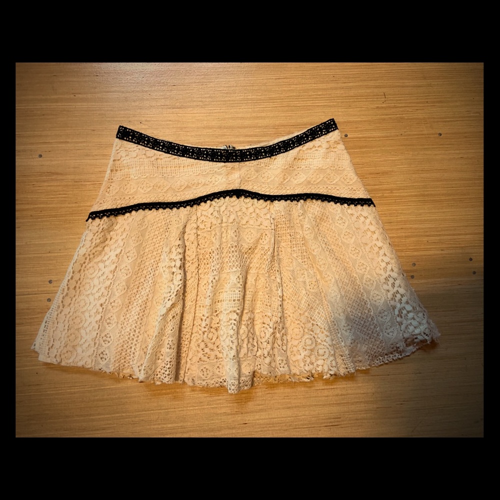 Free People lace skirt